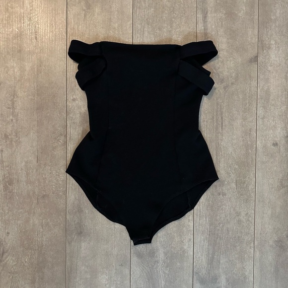 ANGL Black bodysuit women’s size Medium - Picture 14 of 16